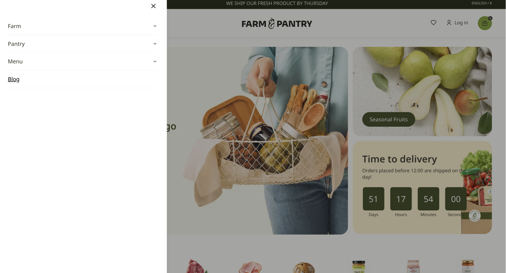 Menu boczne